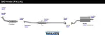 56101 - : Direct Fit Exhaust Resonator and Pipe Assembly for Walker Exhaust Image