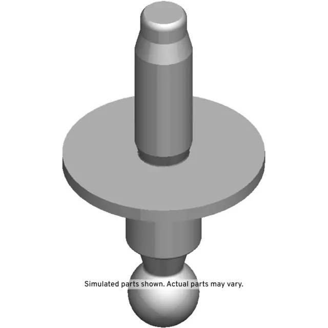 11547669 - Body: Support Cylinder Ball Stud for Buick: Enclave, Encore GX, Envista | Cadillac: Escalade, Escalade ESV, ESCALADE IQ, OPTIQ, XT6 | Chevrolet: Blazer EV, Equinox, Equinox EV, Silverado EV, Suburban, Tahoe, Trailblazer, Traverse, Trax | GMC: Acadia, Sierra EV, Terrain, Yukon, Yukon XL Image