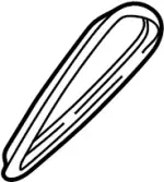 822722Y020 - Body: Weatherstrip for Infiniti Image