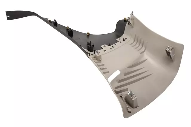 Ebony Passenger Side Body Lock Pillar Garnish Molding - GM (22871332)