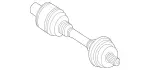 2033300701 - Front Axle: Drive Shaft for Mercedes-Benz: C240, C280, C320 Image