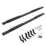 684442987T - : 4" OE Xtreme Side Steps with Mounting Brackets Kit for Go Rhino Image
