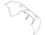 17288517259999 - : Bumper Cover for Mercedes-Benz Image