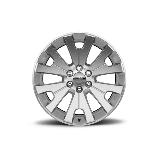 19301161 - : 22 Wheel, 6-Split Spoke, Silver for Cadillac: Escalade, Escalade ESV | Chevrolet: Silverado 1500, Silverado 1500 LD, Silverado 2500 HD, Silverado 3500 HD, Suburban, Suburban 3500 HD, Tahoe | GMC: Sierra 1500, Sierra 1500 Limited, Sierra 2500 HD, Sierra 3500 HD, Yukon, Yukon XL Image