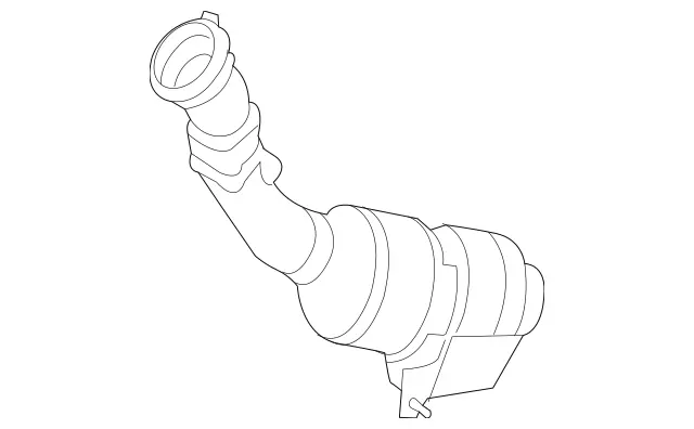 2761409413 - : Exhaust Gas Line for Mercedes-Benz: C400, C43 AMG, C450 AMG, E400, E43 AMG, E450 Image