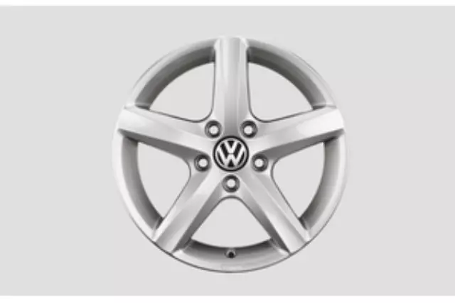 5K00714958Z8 - : 15 Inch Aspen Wheel - Brilliant Silver for Volkswagen Image