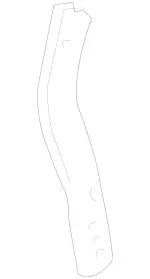 2196830114 - Cowl, Front Panel: Holder for Mercedes-Benz Image