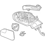FP5Z17682J - Body: Mirror Assembly for Lincoln: MKZ Image