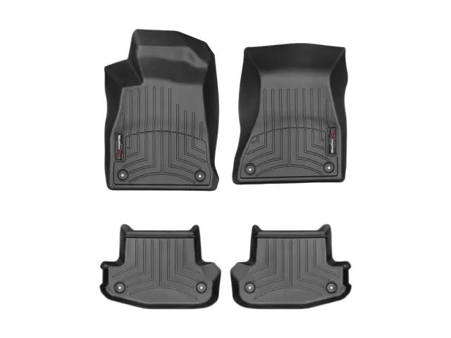 4493712 - Accessories: Front &amp; Rear Black FloorLiner™ DigitalFit® for WeatherTech Image