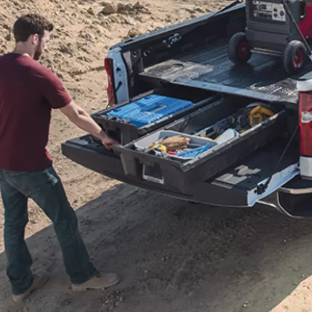 19418542 - Exterior: Standard Box Truck Bed Storage System for Chevrolet: Silverado 2500 HD, Silverado 3500 HD | GMC: Sierra 2500 HD, Sierra 3500 HD Image