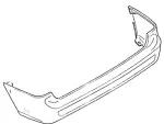 XS4Z17906AA - Body: Bumper Cover for Ford: Escort Image