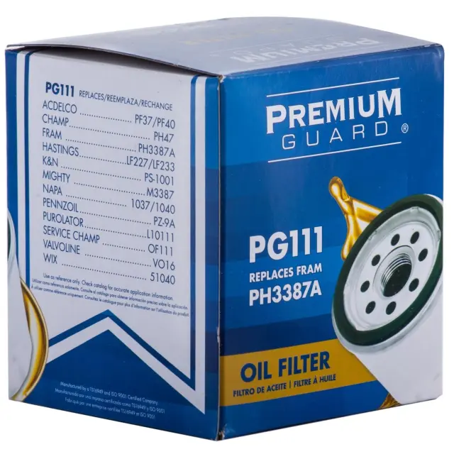 PG111 - Filters: Premium Guard Engine Oil Filter for PRONTO Image