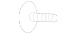 99905704 - Body: Division Bar Bolt for Mercedes-Benz Image