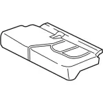 JL1Z7863805MD - Body: Cushion Cover for Ford: Expedition Image