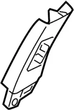 769131CA0B - Body: Upper Center Pillar Trim for INFINITI: QX70 Image