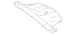 2516200800 - Cowl, Front Panel: Partition for Mercedes-Benz Image