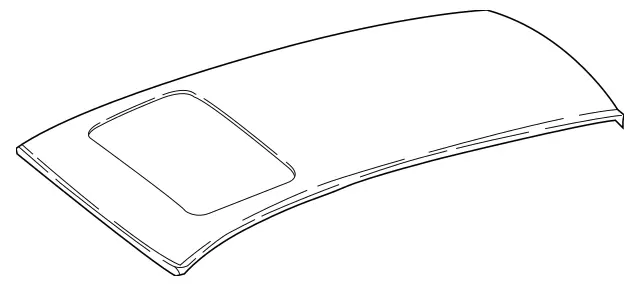 2136500209 - Roof: Paneling, Roof for Mercedes-Benz: E53 AMG, E63 AMG S Image image
