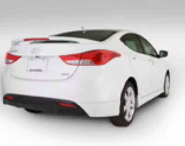 2014-2016 Hyundai Elantra - Body Kit - Rear Skirt - Black Noir Pearl - Hyundai (3XF30-AB600-NKA)