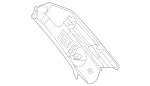 21269015257N73 - Body: Upper Pillar Trim for Mercedes-Benz Image