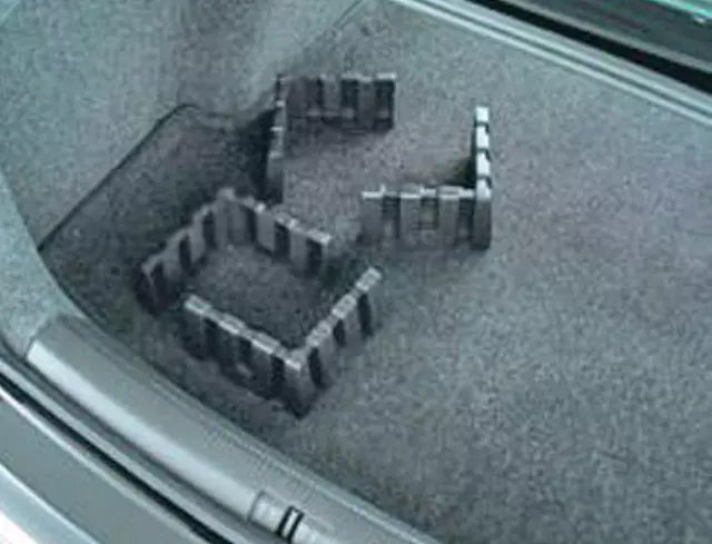 3C9061166H469 - Interior: Heavy Duty Trunk Liner With Cargo Blocks for Volkswagen: Passat Image