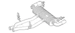 2534908000 - : Exhaust Gas Line, Rear for Mercedes-Benz Image