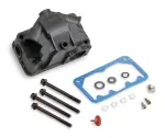 13478HB - : Ultra XP Aluminum Fuel Bowl Kit - Hard Core Gray for Holley Image