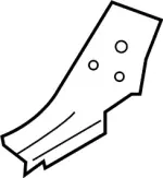 76716JK02A - Body: Outer Wheelhouse Extension for INFINITI: G25, G35, G37, Q40, Q50 Image