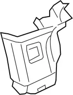 76934CG000 - Body: Upper Quarter Trim Lower Section for INFINITI: FX35, FX45 Image