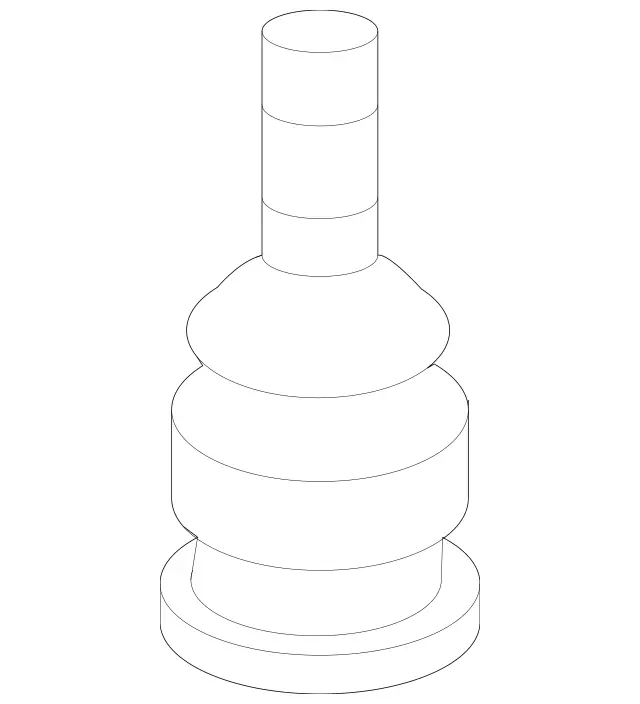 1643300935 - Suspension: Lower Ball Joint for Mercedes-Benz Image