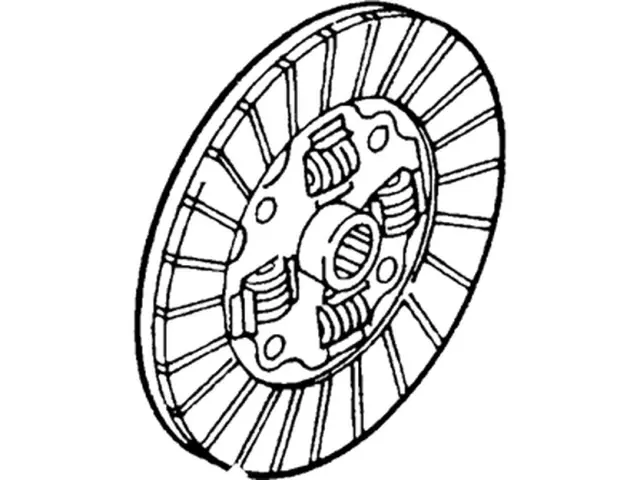 6S4Z7L596A - Engine: Clutch for Ford: Escort | Mercury: Tracer Image