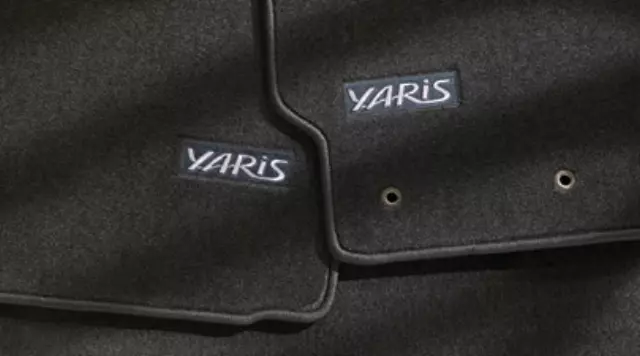 OEM NEW Front & Rear Carpet Floor Mats Dark Charcoal 2007-2011 Toyota Yaris Hatchback - Toyota (PT2065210018)