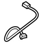 GD9Z14D202BA - Body: Wire Harness for Lincoln: Continental Image