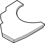 84979CR900 - Body: Spacer for INFINITI: M45 Image