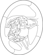 484305CG0A - Steering: Steering Wheel for Infiniti Image