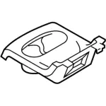 DA8Z7413562BB - Body: Finish Panel for Ford: Flex Image