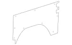 9066927902 - Body: Wheelhouse Trim for Mercedes-Benz Image