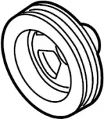 123031CA0A - Engine: Crankshaft Pulley for Infiniti Image