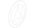 2037580258 - : Hatch Emblem for Mercedes-Benz Image