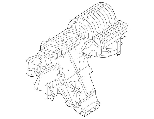1648300460 - Heating and Ventilation: Air Conditioning System for Mercedes-Benz: GL320, ML320, R320, R350 Image