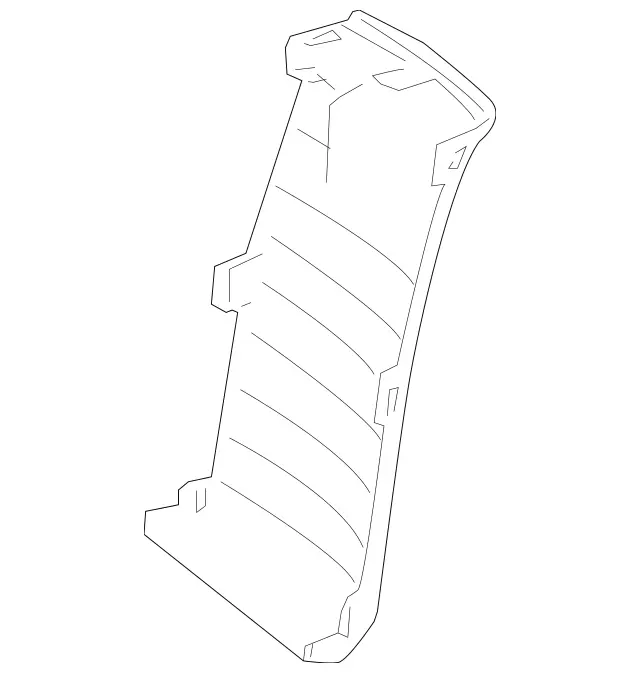 25168028179051 - Body: Rear Cover for Mercedes-Benz Image