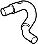 217413JV0A - Cooling System: Reservoir Hose for INFINITI: QX60 Image