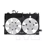 621190 - : Dual Radiator and Condenser Fan Assembly - Replaces Toyota 16711-21100, 16363-21040, 16361-21040 for TYC Image