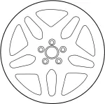 D03005DM3B - : Wheel, Alloy for INFINITI: QX30 Image