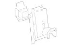 1176100900 - Substructure: Crossmember, Rear Seat for Mercedes-Benz Image