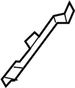 681223JA0A - Body: Reinforced Beam Bracket for INFINITI: JX35, QX60 Image image