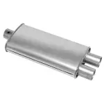 18926 - : SoundFX Direct Fit Exhaust Muffler 2.25" Inlet (ID) 2.5" Outlet (OD) for Walker Exhaust Image