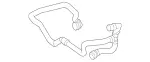 2055010700 - Radiator: Coolant Hose for Mercedes-Benz Image