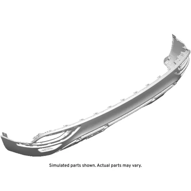 84761435 - : Black Rear Bumper Lower Fascia Package for GM Image