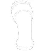 9065280024 - Engine: Intake Hose for Mercedes-Benz Image