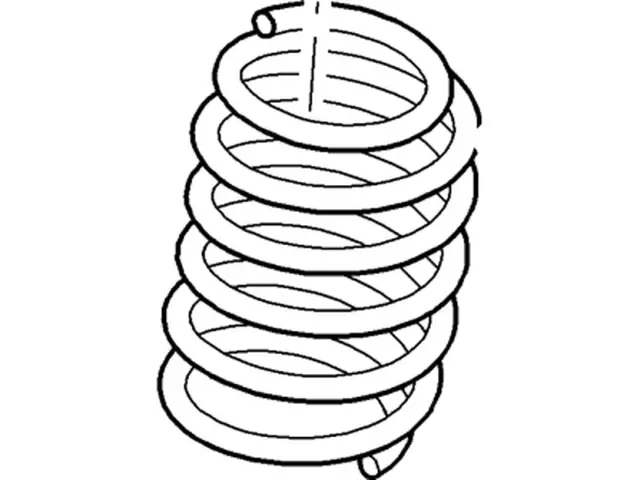 7T4Z5310B - Suspension: Coil Spring for Ford: Edge Image